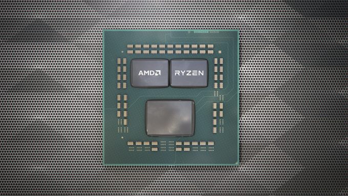 AMD Zen 2 Ryzen Package Stylized