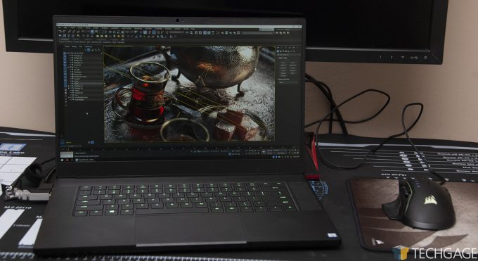 Razer Blade 15 Advance Model In Use