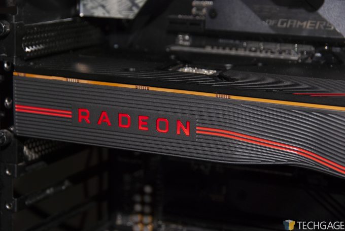 AMD Radeon RX 5700 XT - Installed In Test PC