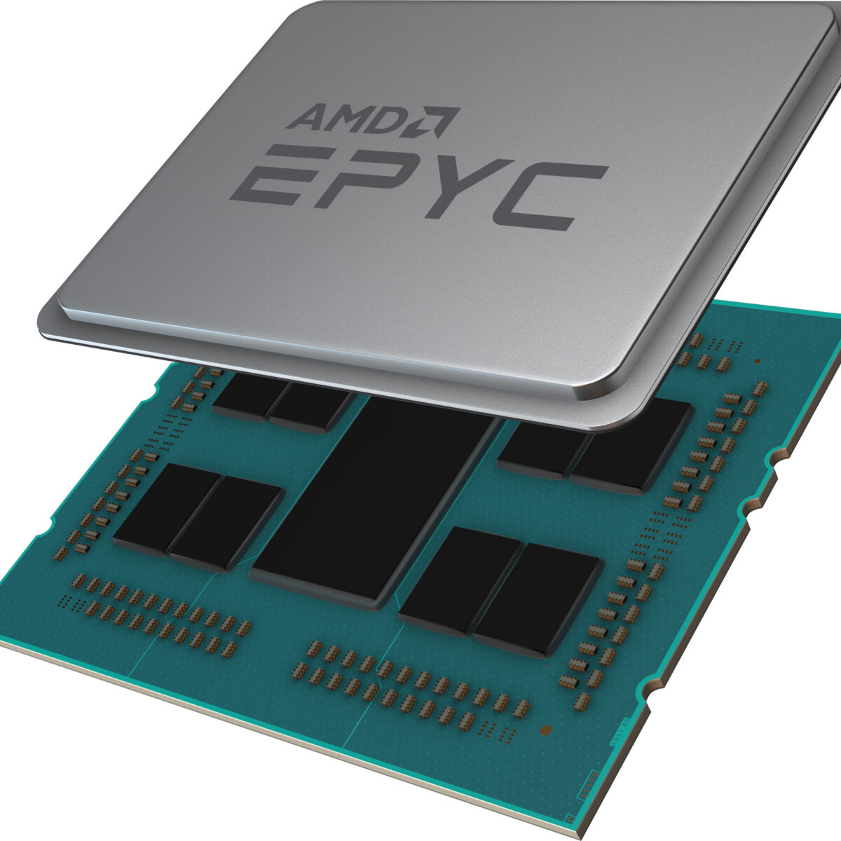 AMD 2nd Gen Epyc Rome Half Delidded