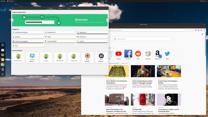 Clear Linux GNOME Desktop