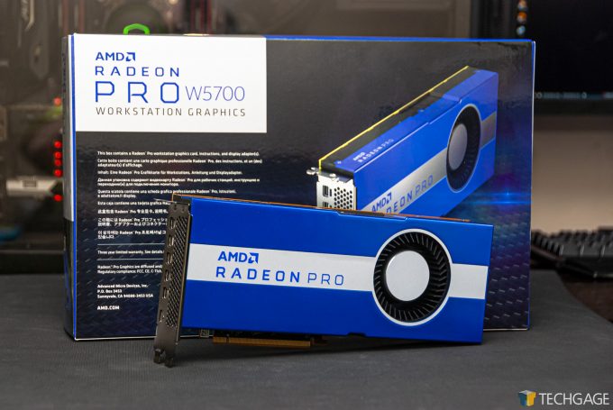 AMD Radeon Pro W5700 - Overview