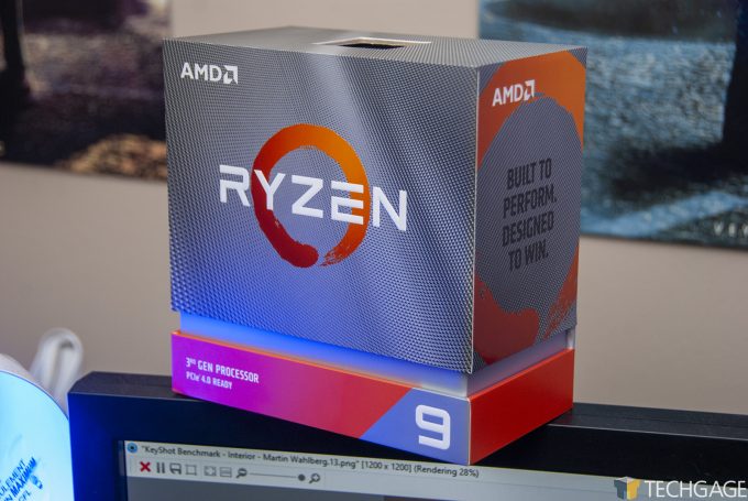 AMD Ryzen 9 3950X Processor Packaging