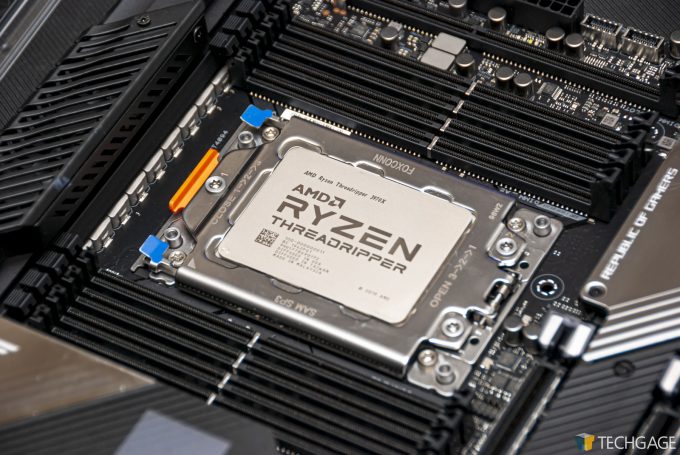 AMD Ryzen Threadripper Third-gen Close-up
