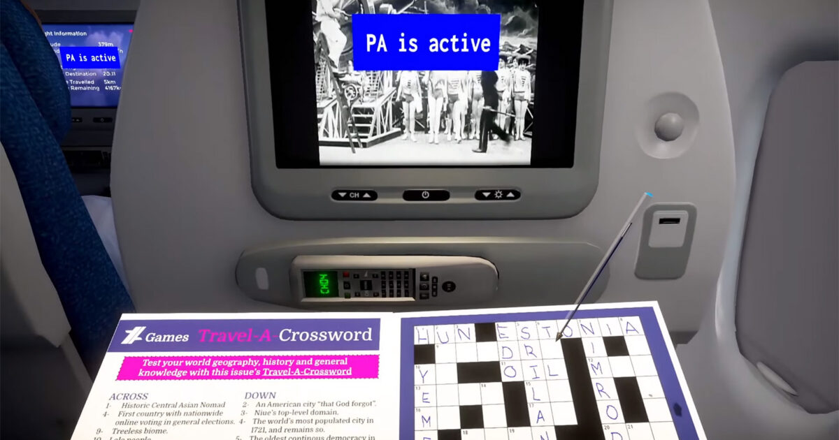 Game Airplane Mode Lets You Sit In Coach For Six Hours Techgage
