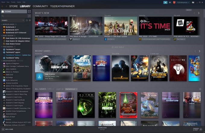 Steam Client (Nov 2019)