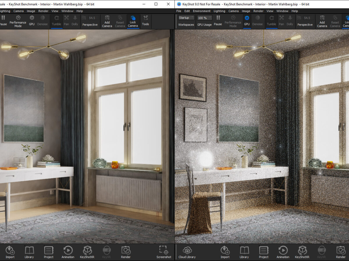 Exploring CPU & GPU Rendering Performance With KeyShot 9 – Techgage