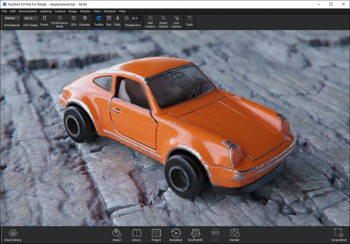 Luxion KeyShot 9 Toy Car Render