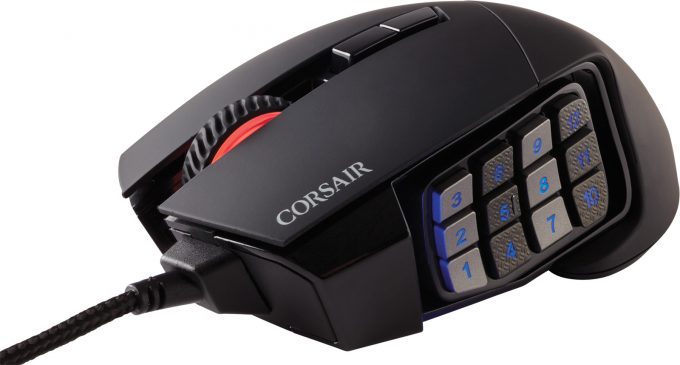 Corsair SCIMITAR RGB Elite MMO/MOBA Gaming Mouse Review – Techgage