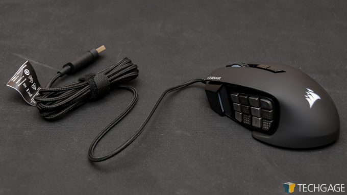 Corsair RGB Elite MMO/MOBA Mouse Techgage