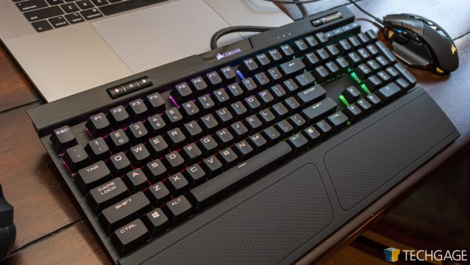 iCUE Review K70 RGB MK.2 Side Angle