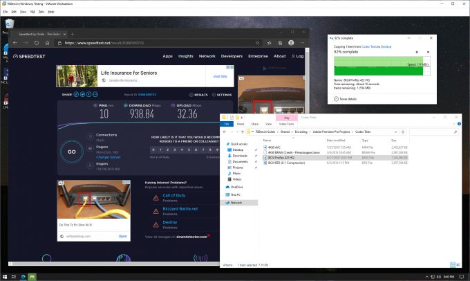 Intel Quartz Canyon NUC - VMware Workstation Testing