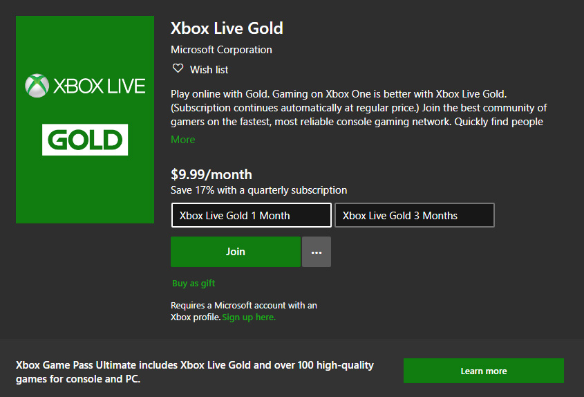 Enten De waarheid vertellen Schaken Microsoft Pulls Annual Xbox Live Gold Subscriptions, Hinting Changes Could  Be In Store – Techgage