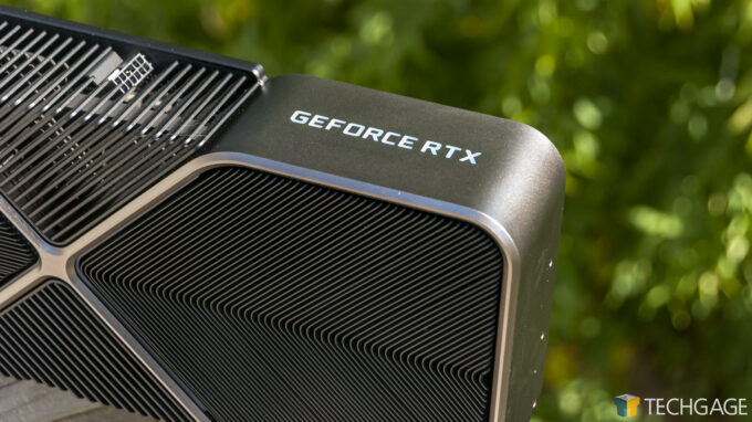 NVIDIA GeForce RTX 3090 - Logo Close-up