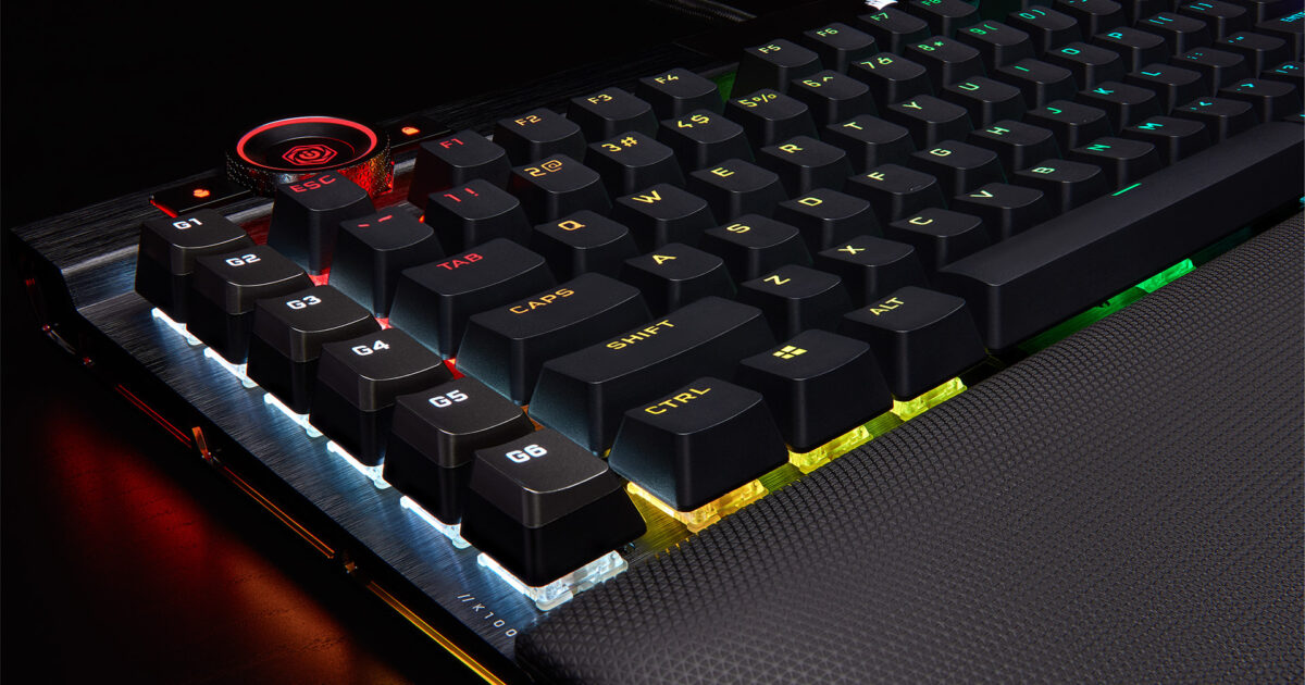 Corsair Releases High-end K100 RGB Optical Gaming Keyboard – Techgage