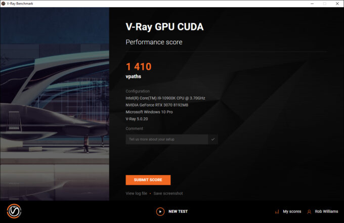 Chaos Group V-Ray 5 Benchmark