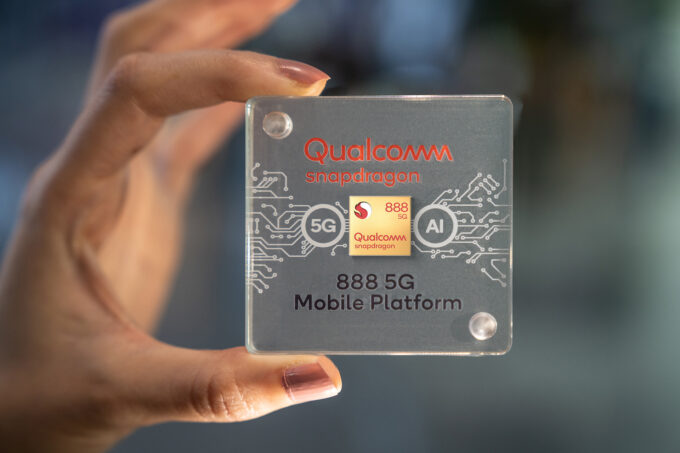 Qualcomm Snapdragon 888 Chip Case In-Hand