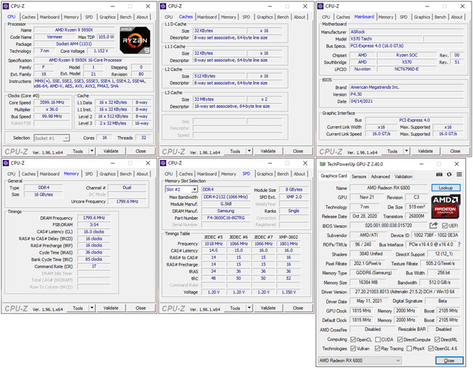 As tested configuration: AMD Radeon RX 6800