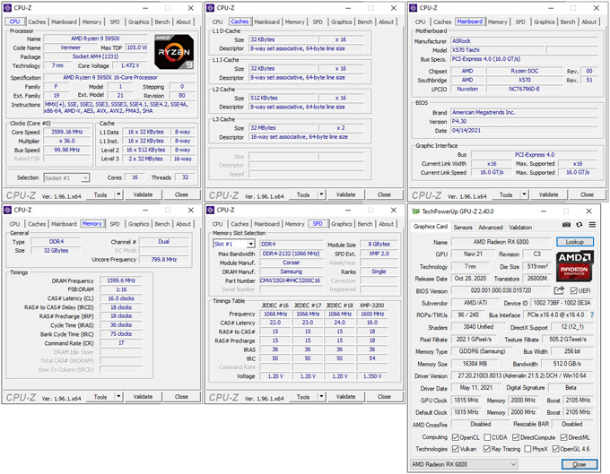 As tested configuration: AMD Radeon RX 6800