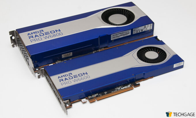 AMD Radeon Pro W6800 and W6600 - Overview