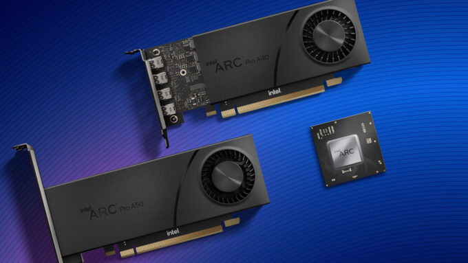 Intel Arc Pro A40 and A50 Workstation GPUs