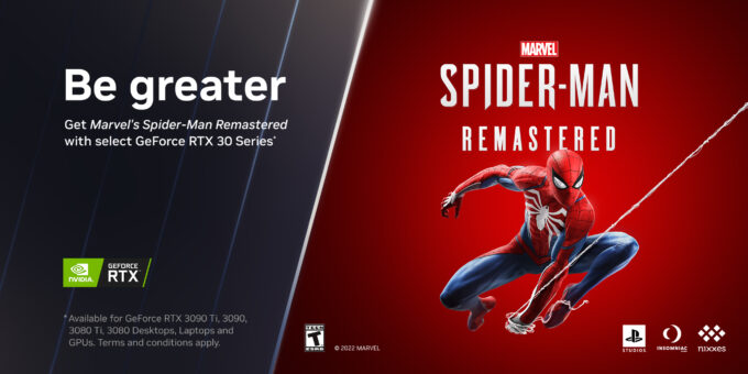 NVIDIA GeForce Spider-Man Remastered Bundle